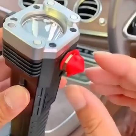 8 in 1 Portable Rechargeable Torch LED Flashlight